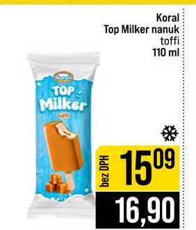Koral Top Milker nanuk toffi 110 ml