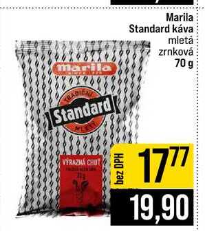 Marila Standard káva mletá zrnková 70 g 