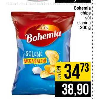 Bohemia chips sül slanina 200 g