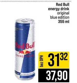 Red Bull energy drink original blue edition 355 ml