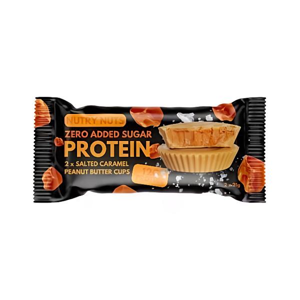 Nutry Nuts Proteinové košíčky Slaný karamel s arašídovým máslem 2x21g