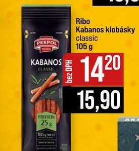 Ribo Kabanos klobásky classic 105 g