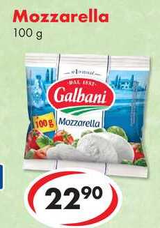 Mozzarella, 100 g