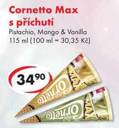 Cornetto Max s příchutí, 115 ml