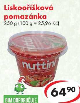 Lískooříšková pomazánka, 250 g