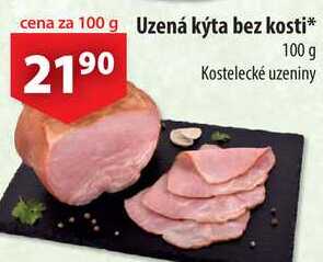 Uzená kýta bez kosti, 100 g