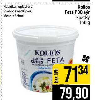 Kolios Feta PDO sýr kostky 150 g