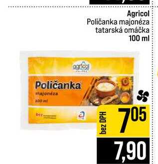 Agricol Poličanka majonéza tatarská omáčka 100 ml