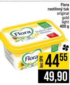 Flora rostlinný tuk original gold light 400 g