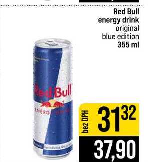 Red Bull energy drink original blue edition 355 ml 