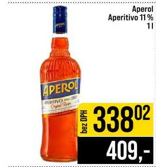 Aperol Aperitivo 11% 1l