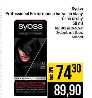Syoss různé druhy 50 ml