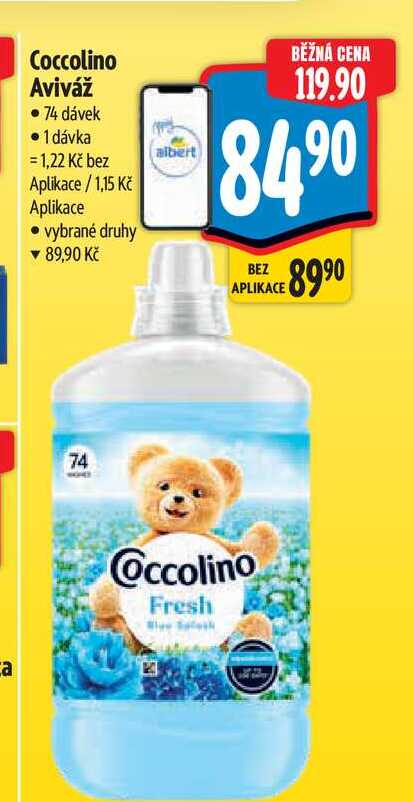  Coccolino Aviváž 74 dávek 