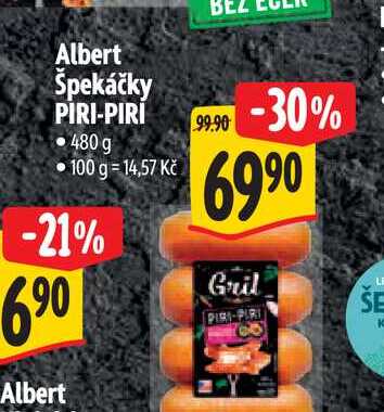 Albert Špekáčky PIRI-PIRÍ 480 g 