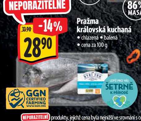 Pražma královská kuchaná 100 g