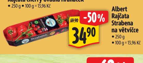 Albert Rajčata Strabena na větvičce 250 g