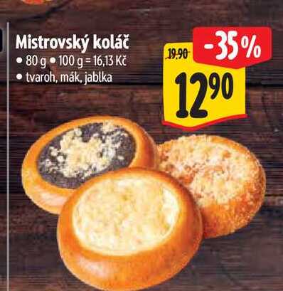 Mistrovský koláč  80 g