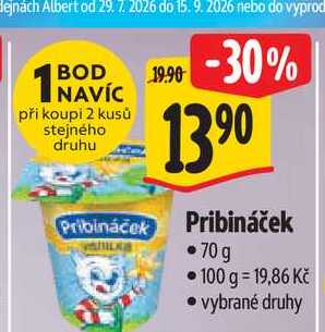 Pribináček 70 g