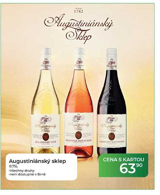 Augustiniánský sklep 0,75L
