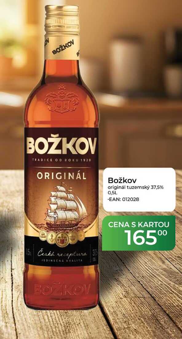 Božkov originál tuzemský 37,5% 0,5L