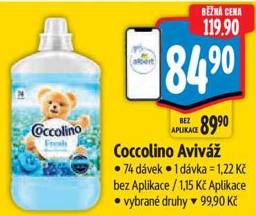Coccolino Aviváž, 74 dávek 
