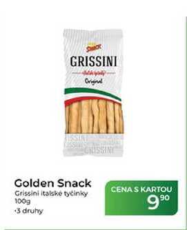 Golden Snack Grissini italské tyčinky 100g