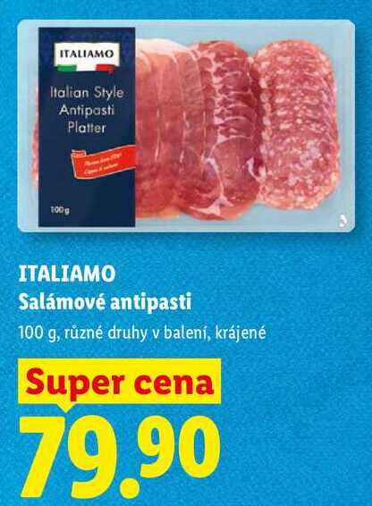 ITALIAMO Salámové antipasti, 100 g