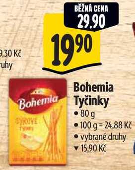 Bohemia Tyčinky, 80 g