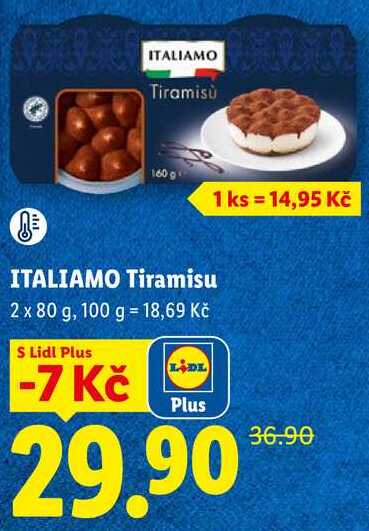 ITALIAMO Tiramisu, 2 x 80 g