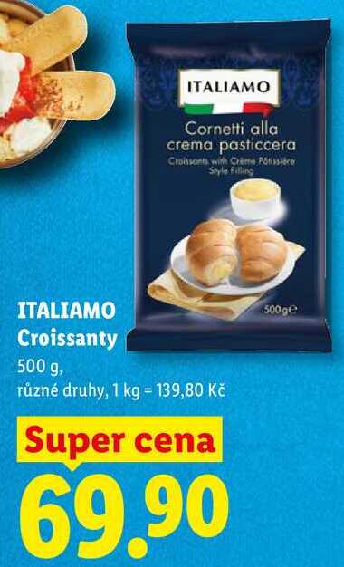 ITALIAMO Croissanty, 500 g