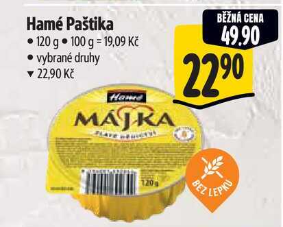 Hamé Paštika 120 g