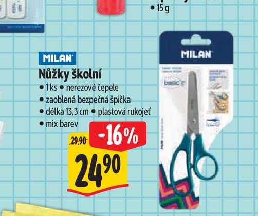Nůžky školní 1ks
