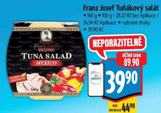 Franz Josef Tuňákový salát, 160 g