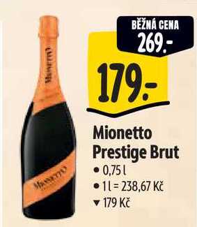 Mionetto Prestige Brut, 0,75 l