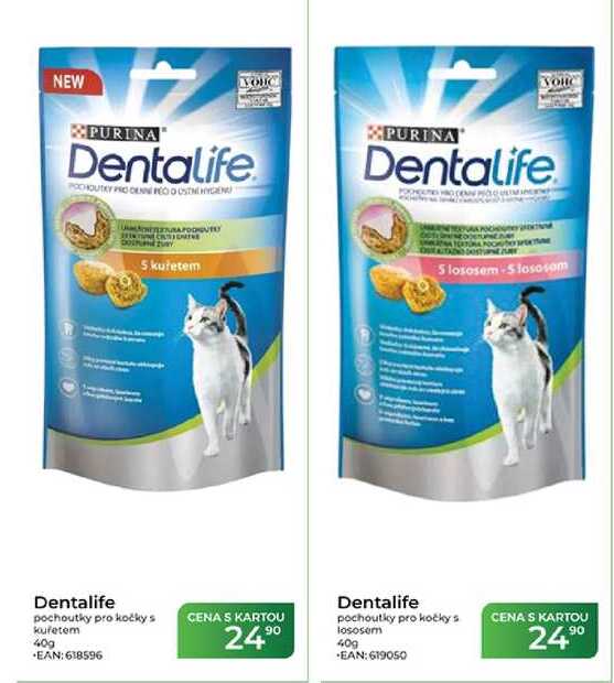 Dentalife pochoutky pro kočky s lososem 40 g