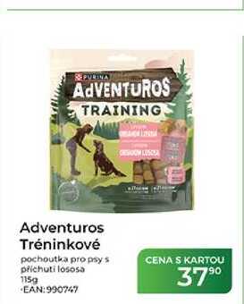 Adventuros Tréninkové pochoutka pro psy s příchuti lososa 115g