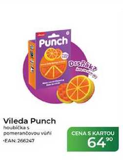 Vileda Punch houbička s pomerančovou vůní