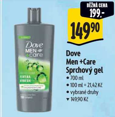Dove Men +Care Sprchový gel, 700 ml