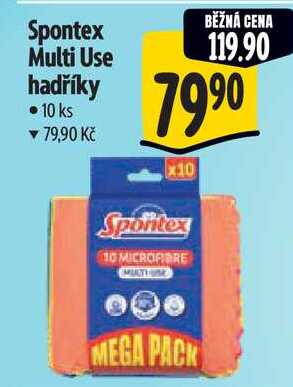 Spontex Multi Use hadříky, 10 ks