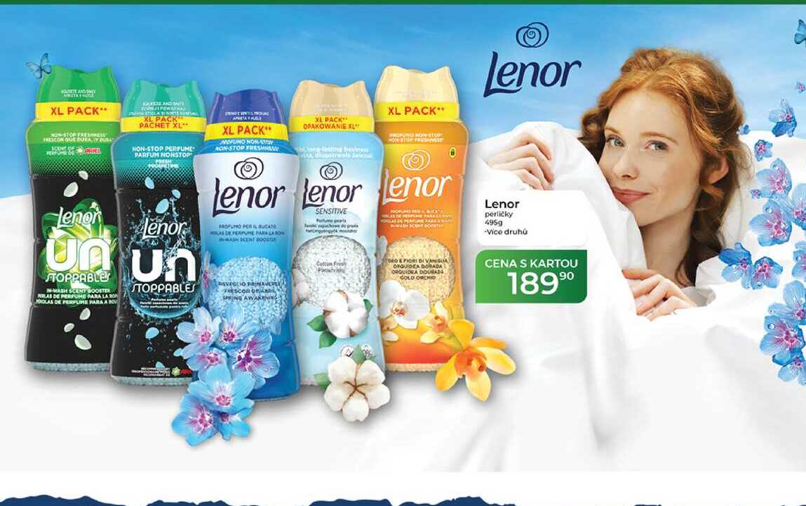 Lenor perličky 495 g