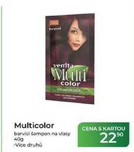 Multicolor barvici šampon na vlasy 40g