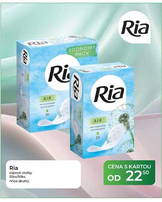 Ria slipové vložky 25ks/50ks