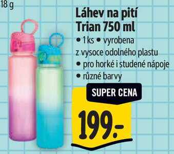 Láhev na pití Trian 750 ml