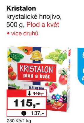 Kristalon krystalické hnojivo, 500 g