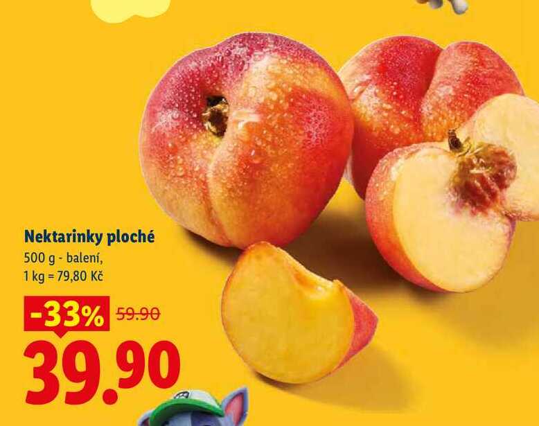 Nektarinky ploché, 500 g - balení