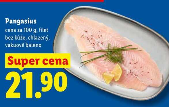 Pangasius, cena za 100 g
