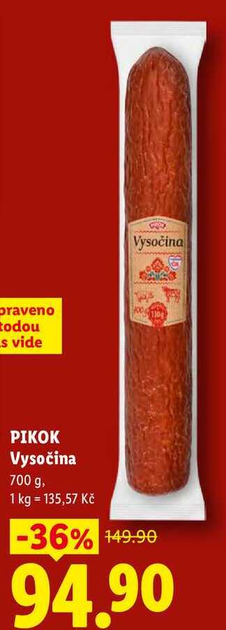 PIKOK Vysočina, 700 g