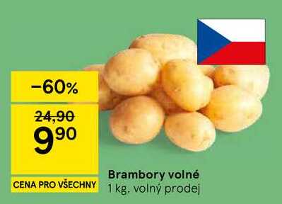 Brambory volné, 1 kg