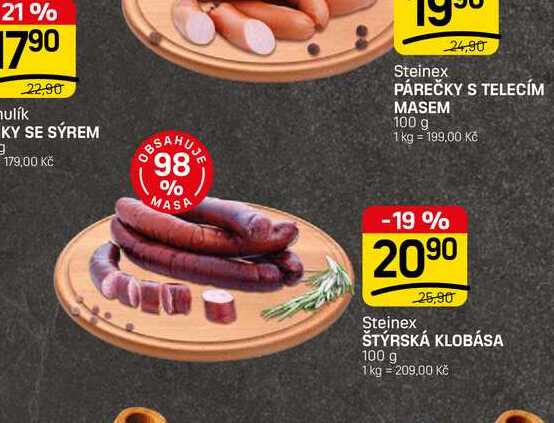 ŠTÝRSKÁ KLOBÁSA 100 g