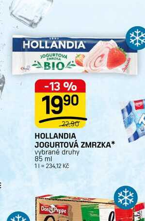HOLLANDIA JOGURTOVÁ ZMRZKA* vybrané druhy 85 ml